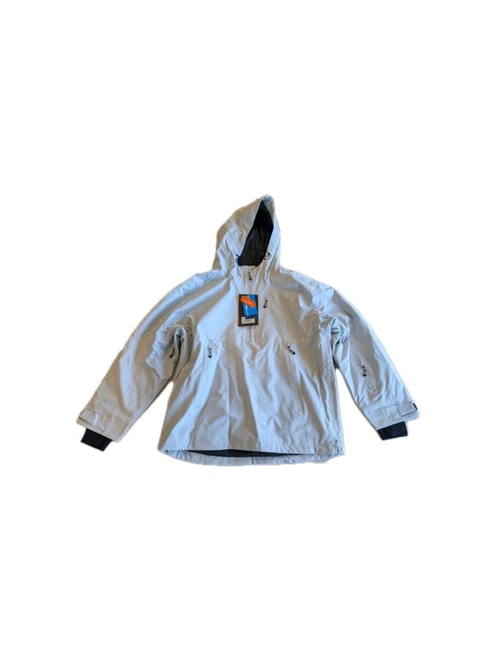 Gsou Snow Jacket Mens‎ M White 15K Waterproof Snowboard Ski Techwear Anorak NWT